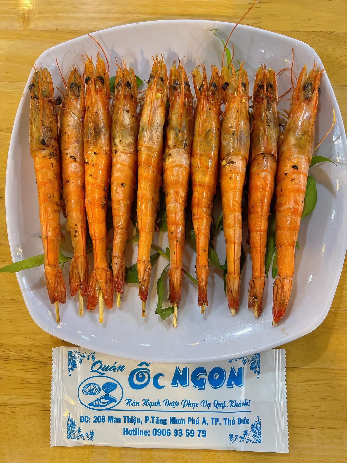 TÔM NƯỚNG 